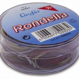 Läufer Gummibänder RONDELLA im Karton, 200 x 6mm, 1.000 g