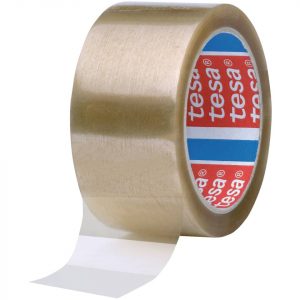 tesa Packband 4089 transparent, braun, 50,0 mm x 66,0 m 1 Rolle