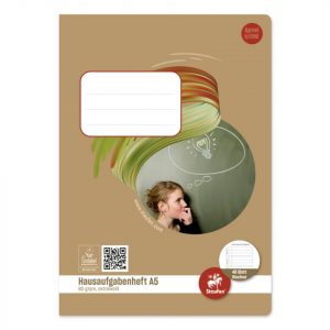 Staufen® Hausaufgabenheft Style Lineatur SL liniert DIN A5 ohne Rand, 48 Blatt