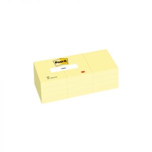 Post-it® Notes /653, gelb, 51 x 38mm, Inh.12