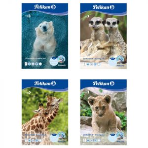 PELIKAN Zeichenblock Tiere, A3, 20 Blatt