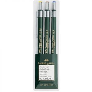 Faber-Castell Druckbleistift TK-Fine 9760, 3 Stück