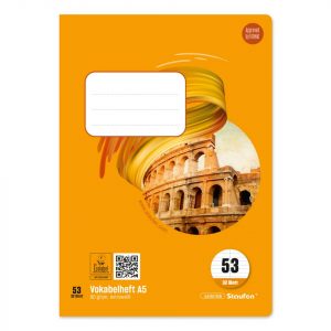 Staufen® Vokabelheft Lineatur 53 liniert DIN A5 ohne Rand, 32 Blatt