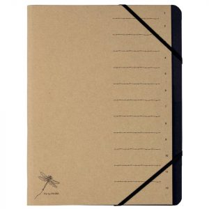 PAGNA Ordnungsmappe Pur, mit Fächern, natur