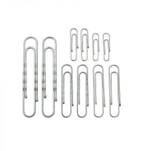 NORICA Büroklammern Gewellt, verzinkt, rundes Kugelende 100 Stück