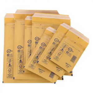 Luftpolstertasche Classic, 100 Stück, braun aroFol