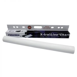 Flipchartfolie X-tra!Line, Rolle, PP-Folie, Rolle, 60 x 80 cm, 25 Blatt, weiß FRANKEN
