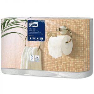 Toilettpapier 4-lagig 42 Rollen weiß System T4 150BL TORK