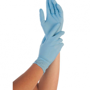 HYGOSTAR unisex Einmalhandschuhe SAFE LIGHT blau, 100 St.