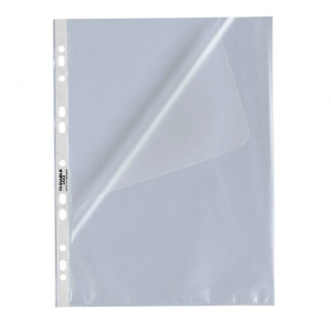 DURABLE Prospekthüllen DIN A4 transparent genarbt 0,06mm, 10 Stück