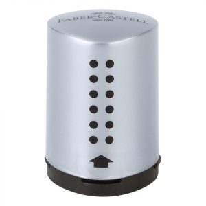FABER CASTELL Dosenspitzer Grip Mini silber