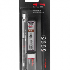 rotring Tikky Druckbleistift-Set schwarz HB 0,5mm, 1 Set