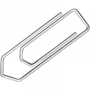 DURABLE Büroklammern silber verzinkt, 26mm