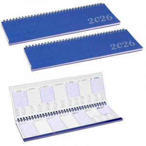 3 x Tischquerkalender Standard 2026
