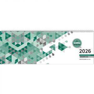 ZETTLER KALENDER Tischquerkalender Giganta XXL 2026