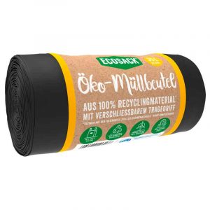 Öko-Müllbeutel ECOSACK® 35l schwarz, 20 St.